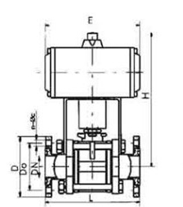 氣動(dòng)真空球閥(圖1)