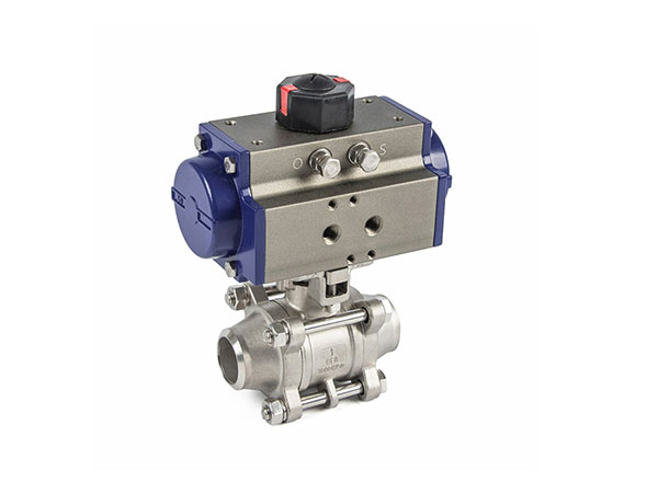 Q661F氣動(dòng)三片式焊接球閥