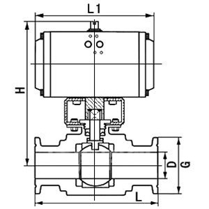 氣動(dòng)衛(wèi)生級(jí)球閥(圖1)