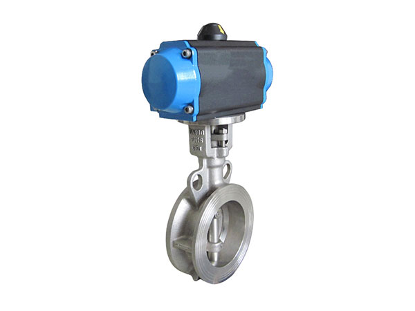 D673H氣動(dòng)對(duì)夾式硬密封蝶閥